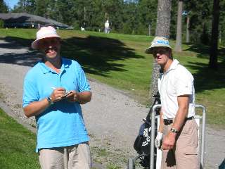 Magnus och Uffe �r redo f�r fajt. Klicka f�r att f�rstora!