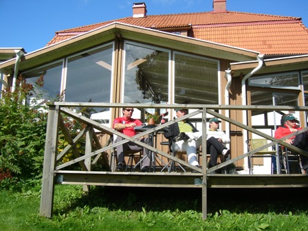 Verandan p� Ryfors GK. Klicka f�r att f�rstora!